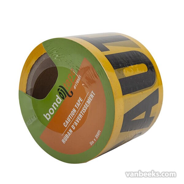 Bond Tape Caution Tape 3" x 250 ft